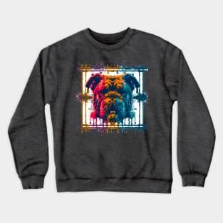 Olde English Bulldogge Mural Spray Paint Art Print Crewneck Sweatshirt